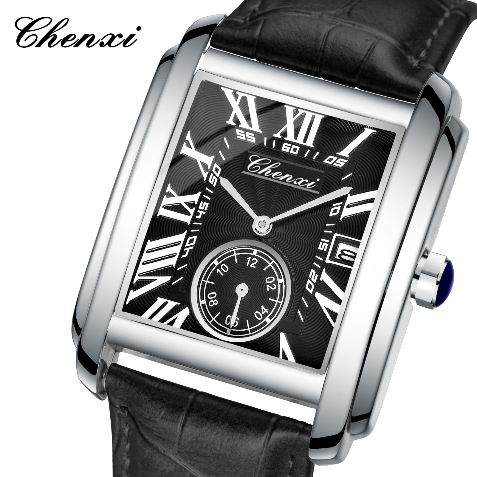 Chenxi 8216 New Fashion Boy Cl - Leather Watch Band Men のレビューと価格