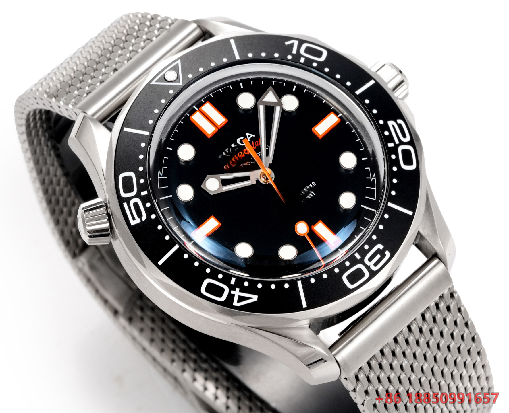 42mm Diver Style Automatic Mec - Rubber Strap Diver のレビューと価格