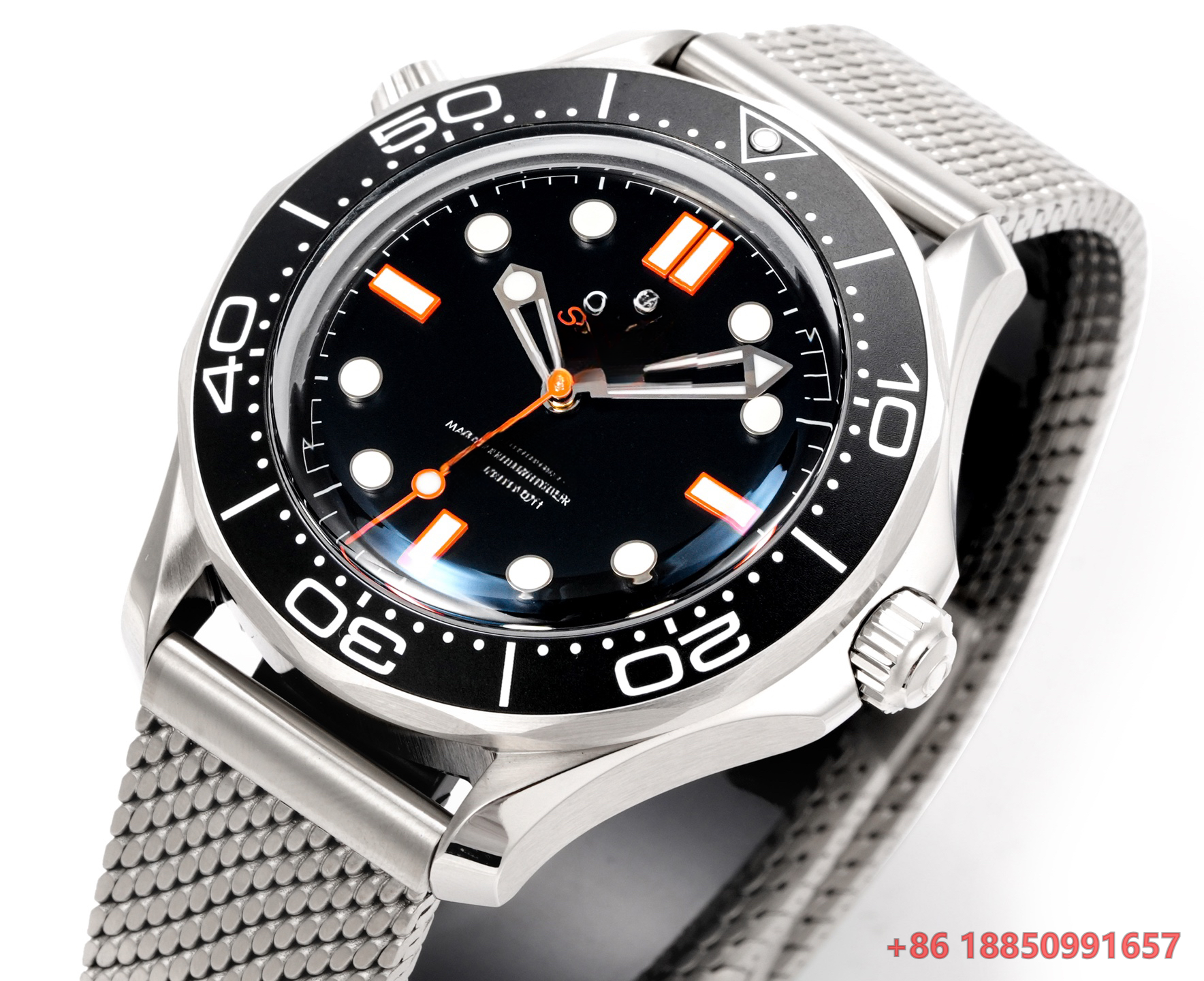 42mm Diver Style Automatic Mec - Rubber Strap Diver のレビューと価格