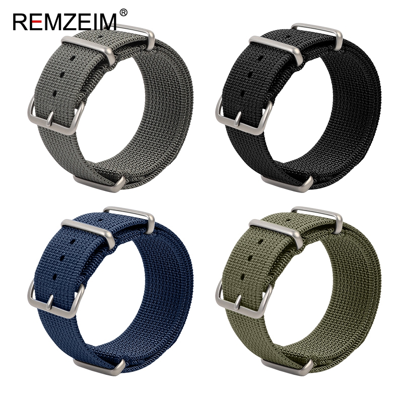 New Ribbed Nylon Watch Strap 1 - Canvas Strap Watch のレビューと価格