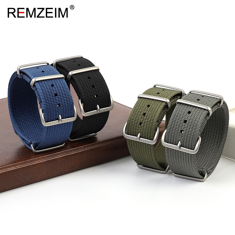 New Ribbed Nylon Watch Strap 1 - Canvas Strap Watch のレビューと価格