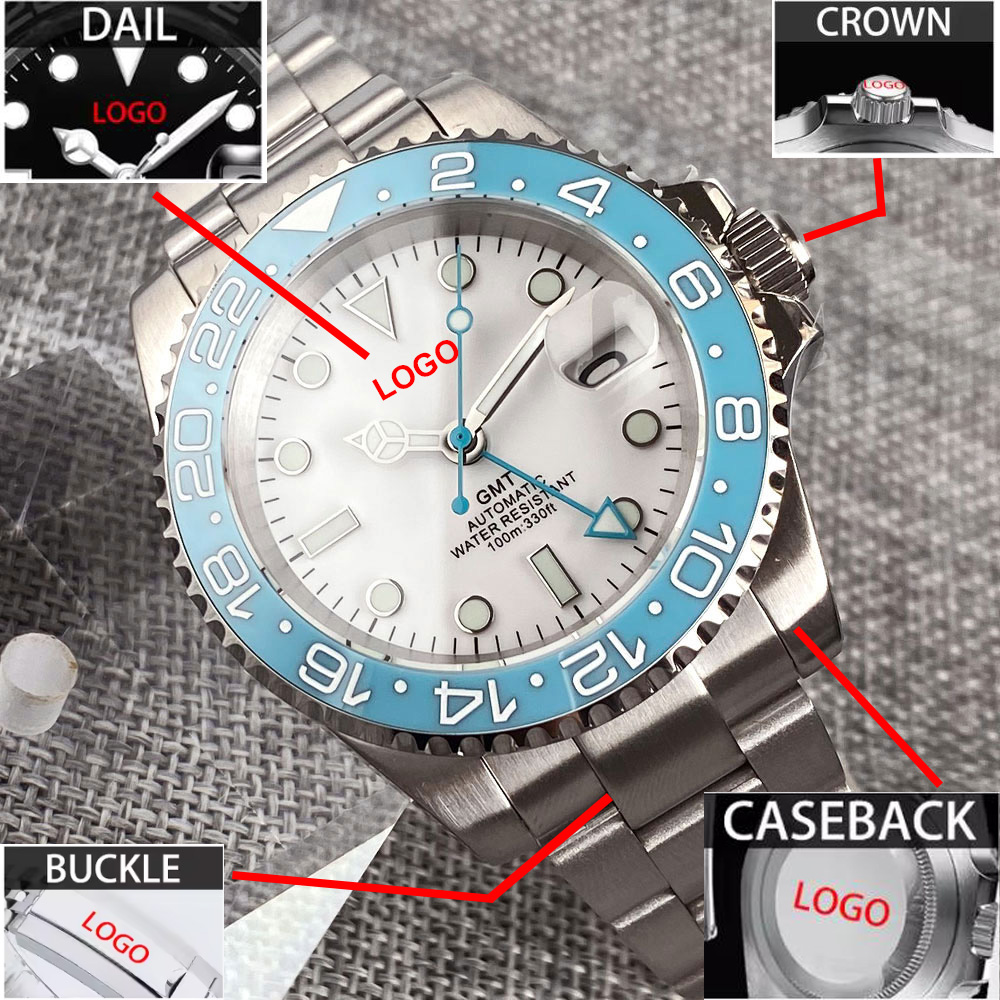 Customized 40mm Ice Blue Dial  - Stainless Bracelet Diver のレビューと価格