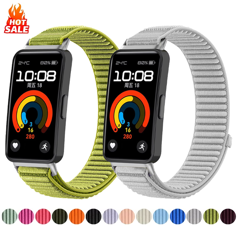 Nylon Loop Strap For Huawei Ba - Sport Loop Velcro のレビューと価格