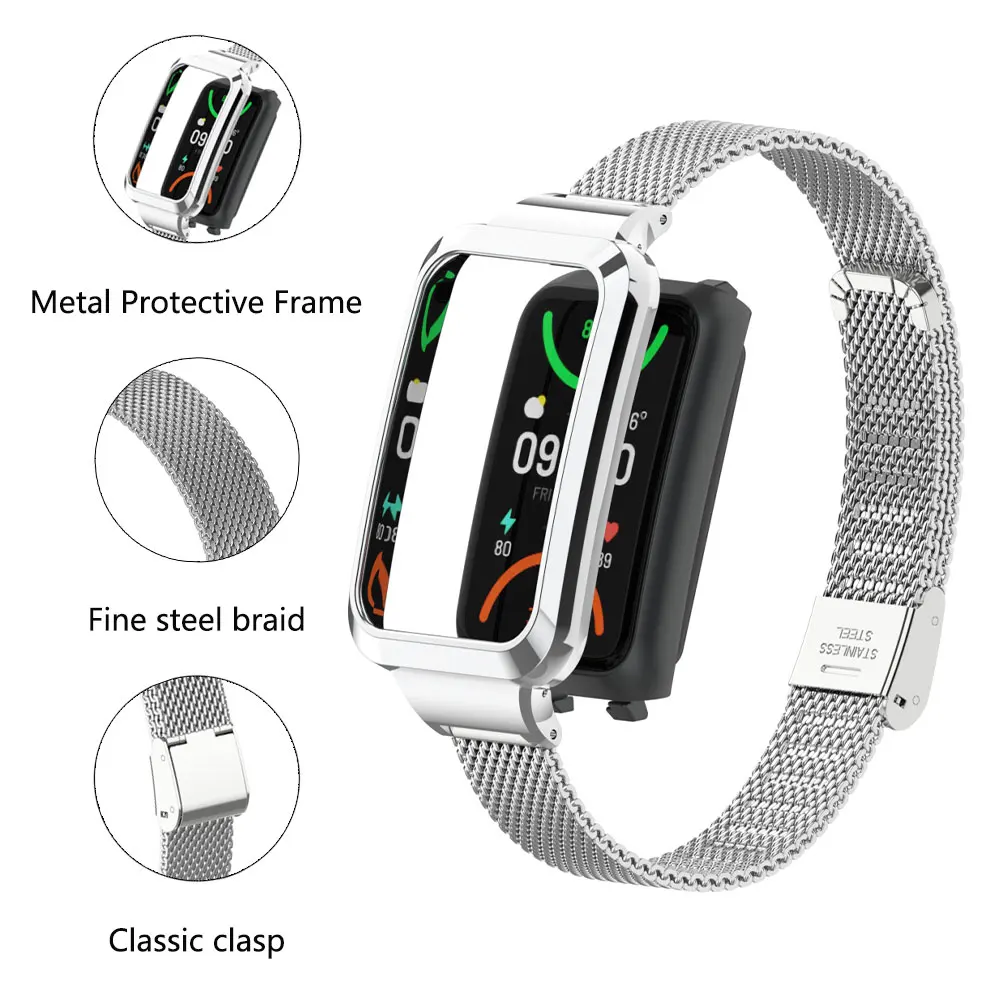 Suitable for Oppo Band 2 Stain - Mesh Strap Metal のレビューと価格