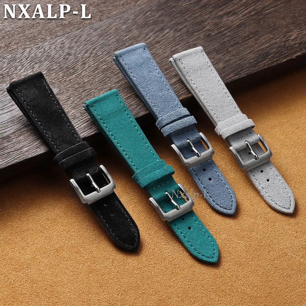Durable Suede Cowhide Watch St - Suede Strap Watch のレビューと価格