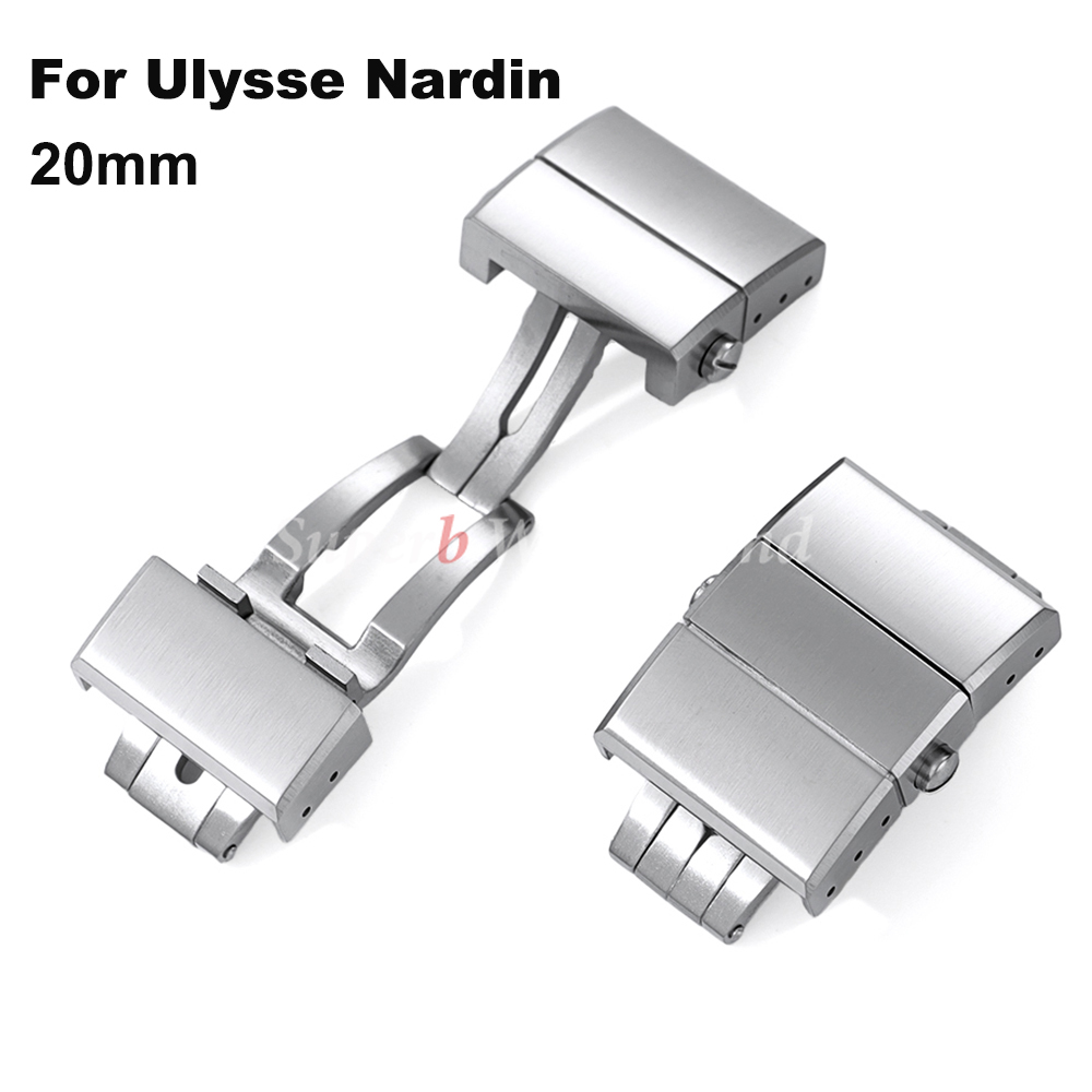 20mm For Ulysse Nardin Watchba - Butterfly Clasp Deployant のレビューと価格