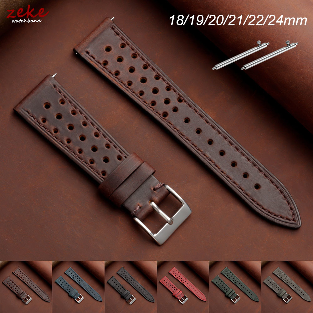 Vintage Racing Leather Watch S - Leather Strap Quick Release のレビューと価格