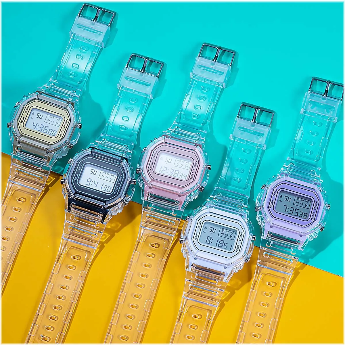 PCV/F91W Steel Strap Watch LED - Tropic Strap Vintage のレビューと価格