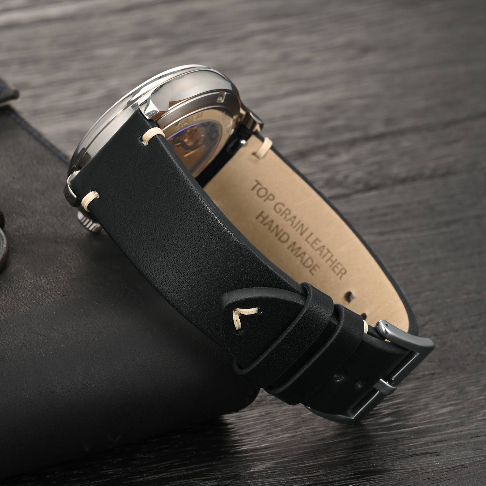ANBEER Military Leather Watch  - Leather Watch Band Men のレビューと価格