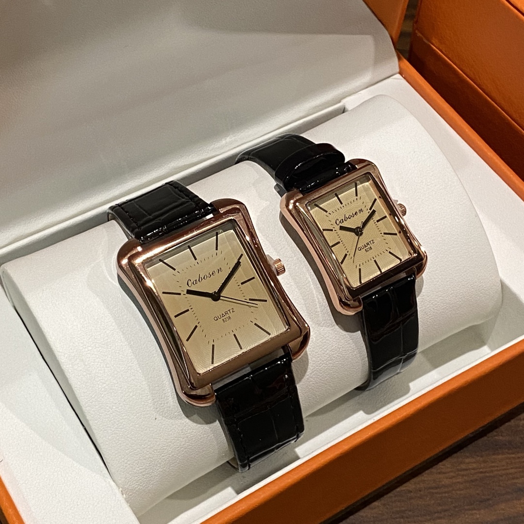 Couple Watch Quartz Movement B - Leather Watch Band Men のレビューと価格