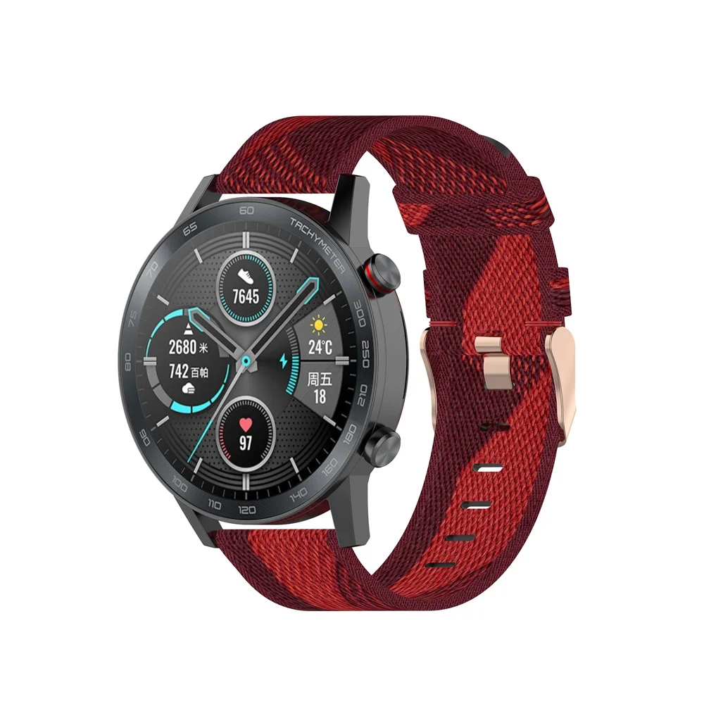 AKBNSTED 22MM Camouflage Nylon - Canvas Strap Watch のレビューと価格