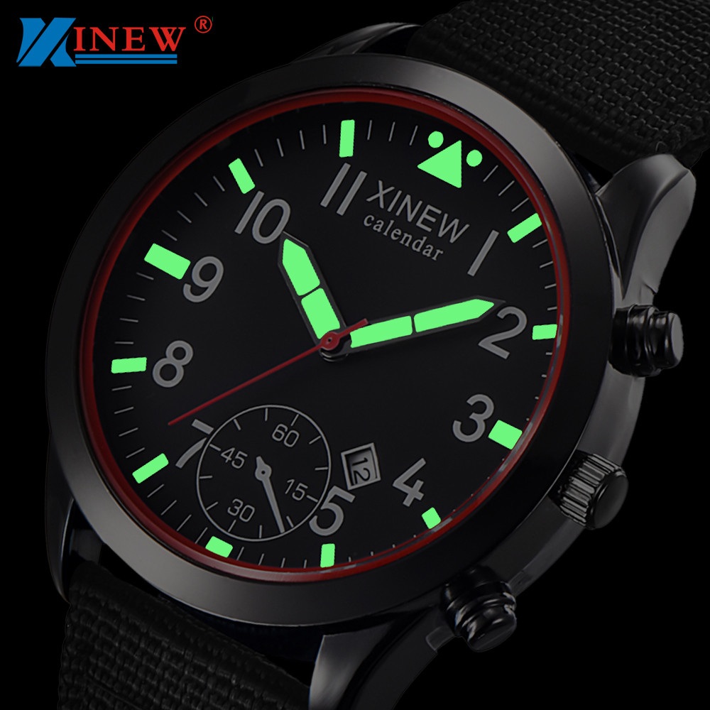 2020 XINEW Watches Men Fashion - Canvas Strap Watch のレビューと価格