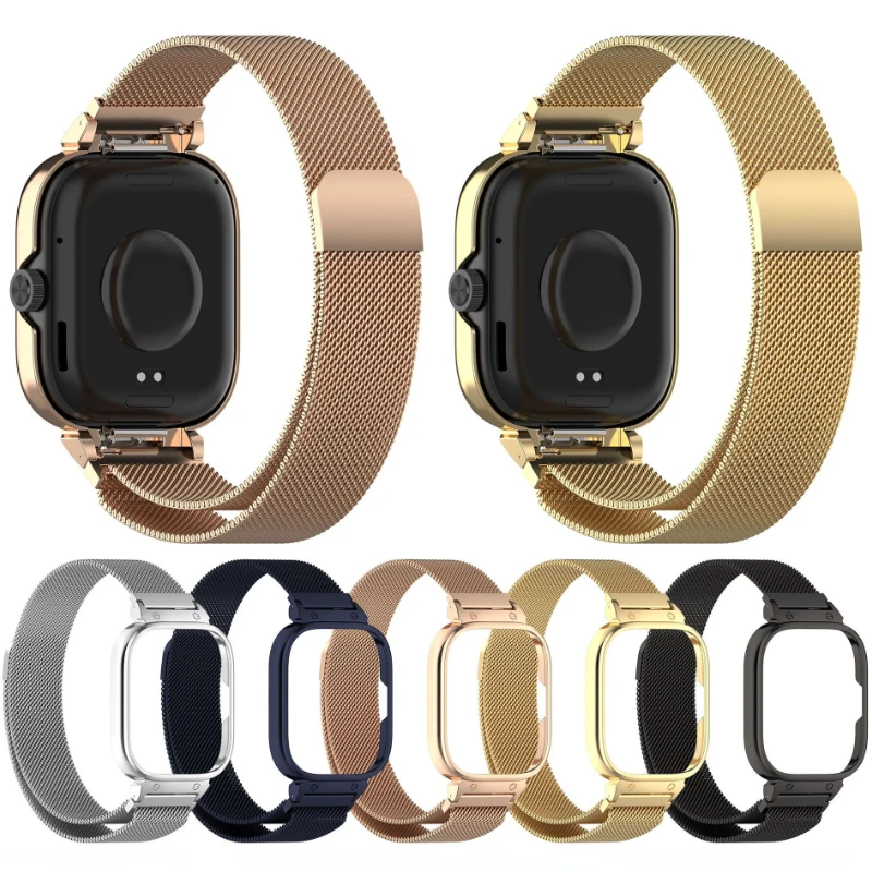 Metal Case+Milanese Loop Strap - Milanese Loop Magnetic のレビューと価格