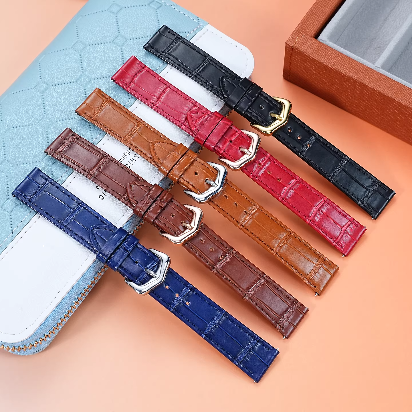 15mm 17mm 18mm 20mm Genuine Le - Leather Strap Quick Release のレビューと価格