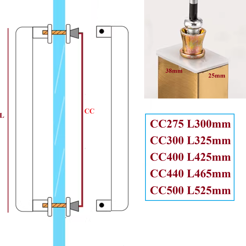 1Pc Stainless Steel Entry Glas - Curved Spring Bar のレビューと価格