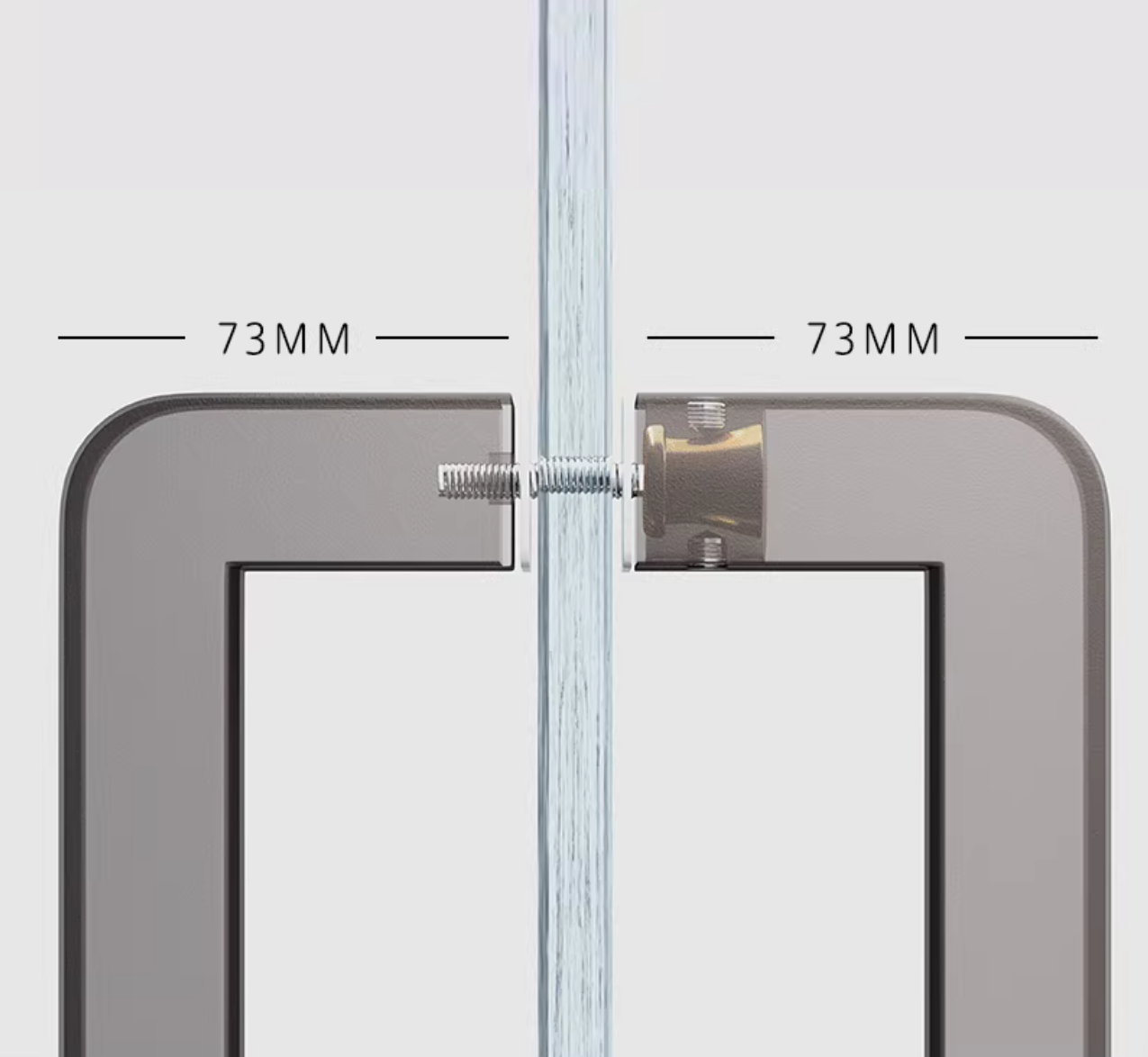 1Pc Stainless Steel Entry Glas - Curved Spring Bar のレビューと価格