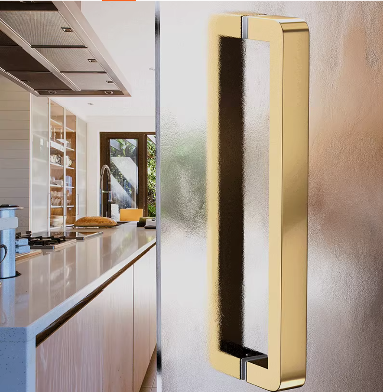 1Pc Stainless Steel Entry Glas - Curved Spring Bar のレビューと価格