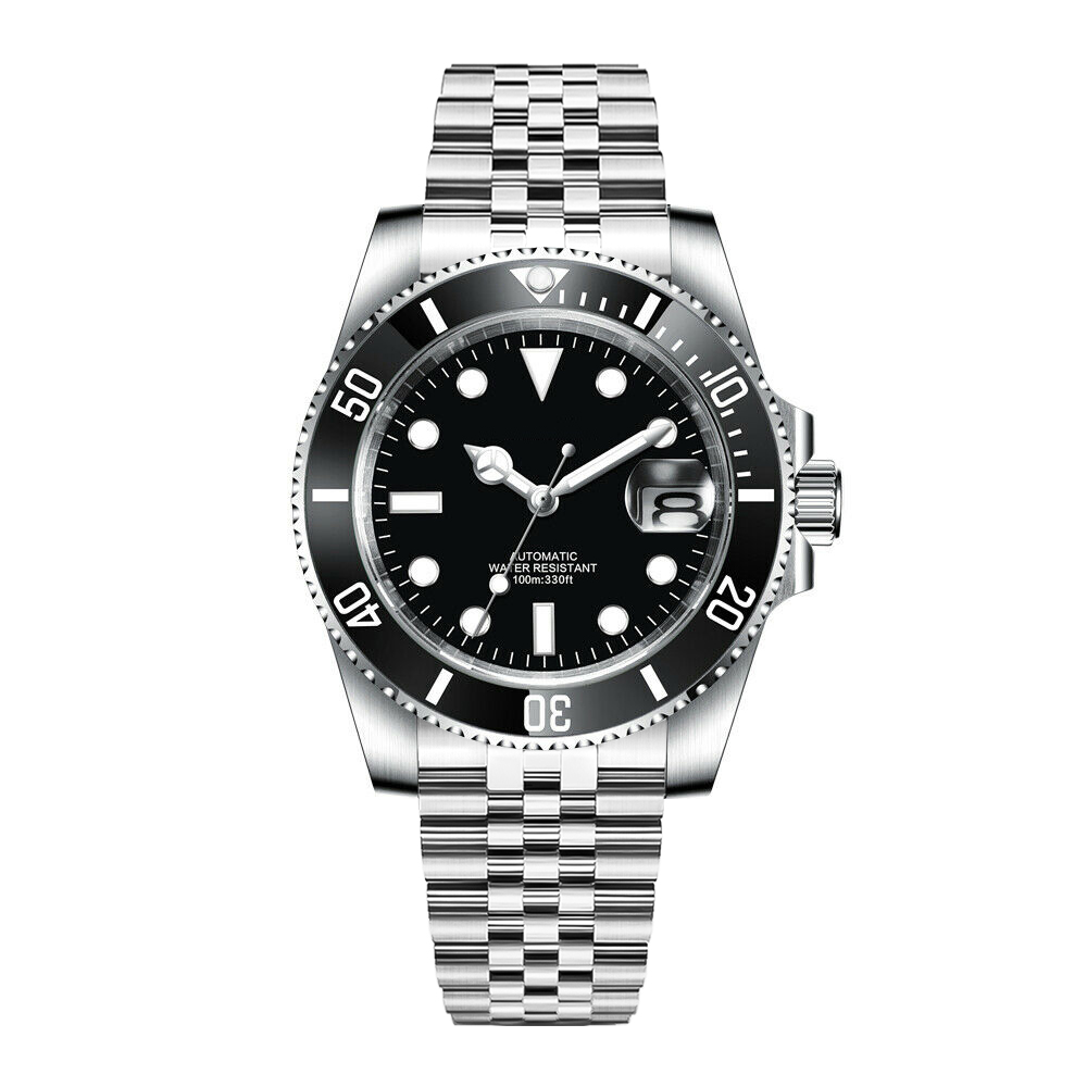 DIY Logo 40MM Dive Watch NH35  - Stainless Bracelet Diver のレビューと価格