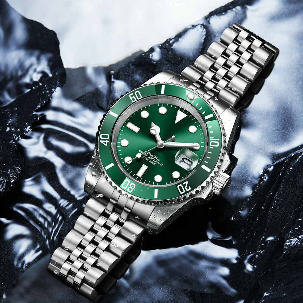 DIY Logo 40MM Dive Watch NH35  - Stainless Bracelet Diver のレビューと価格