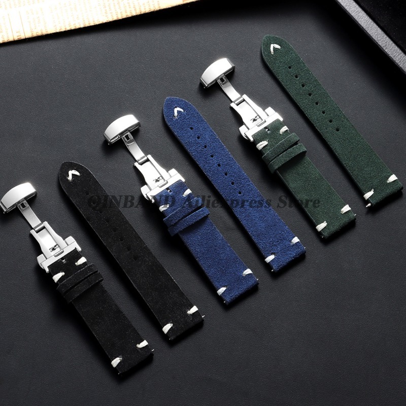18mm 20mm 22mm Quick Release S - Suede Strap Watch のレビューと価格
