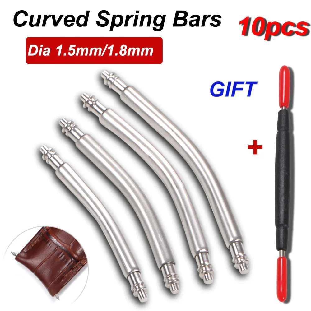 10pcs Curved End Spring Bar Di - Curved Spring Bar のレビューと価格