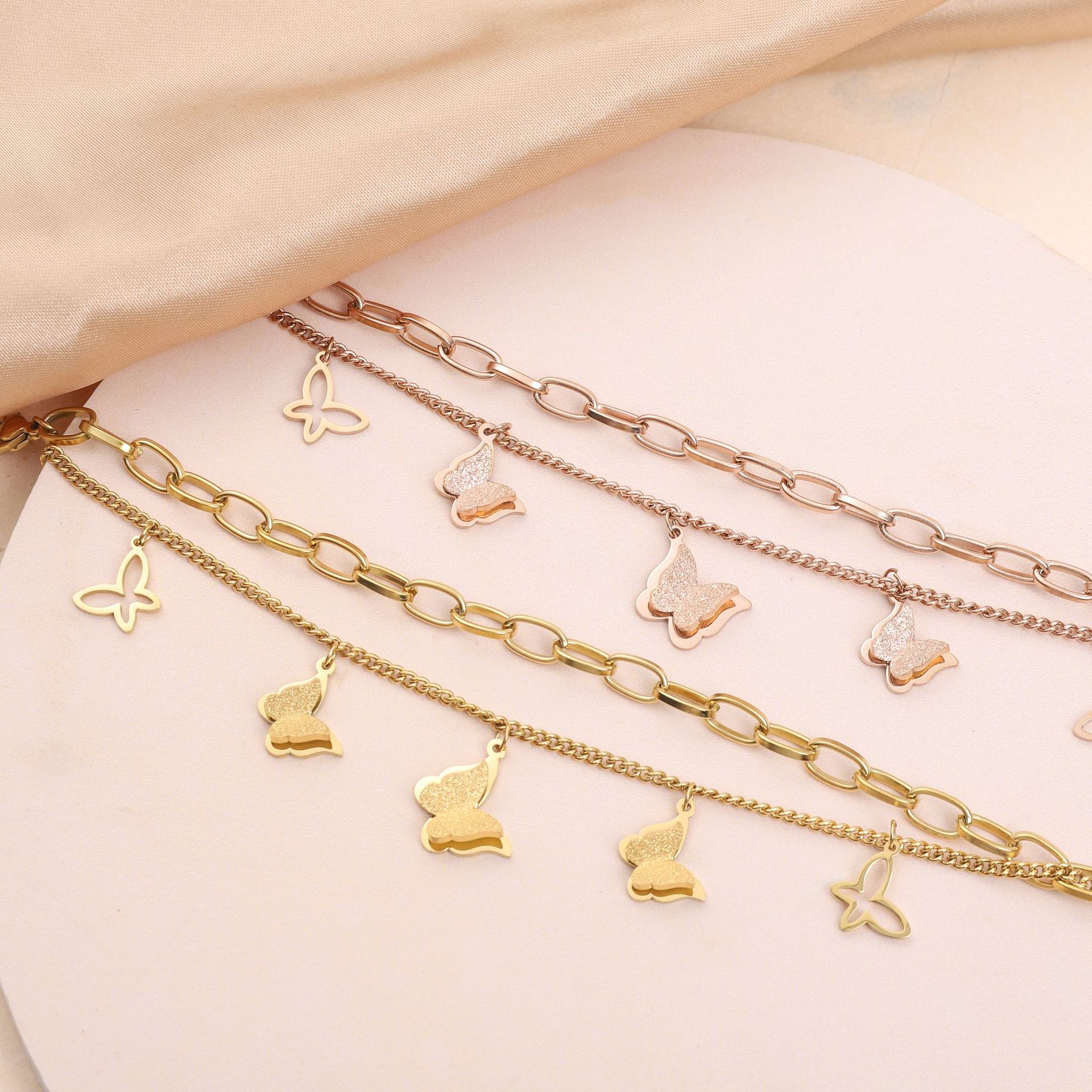 OIMG 316L Stainless Steel 3 Co - Butterfly Clasp Deployant のレビューと価格