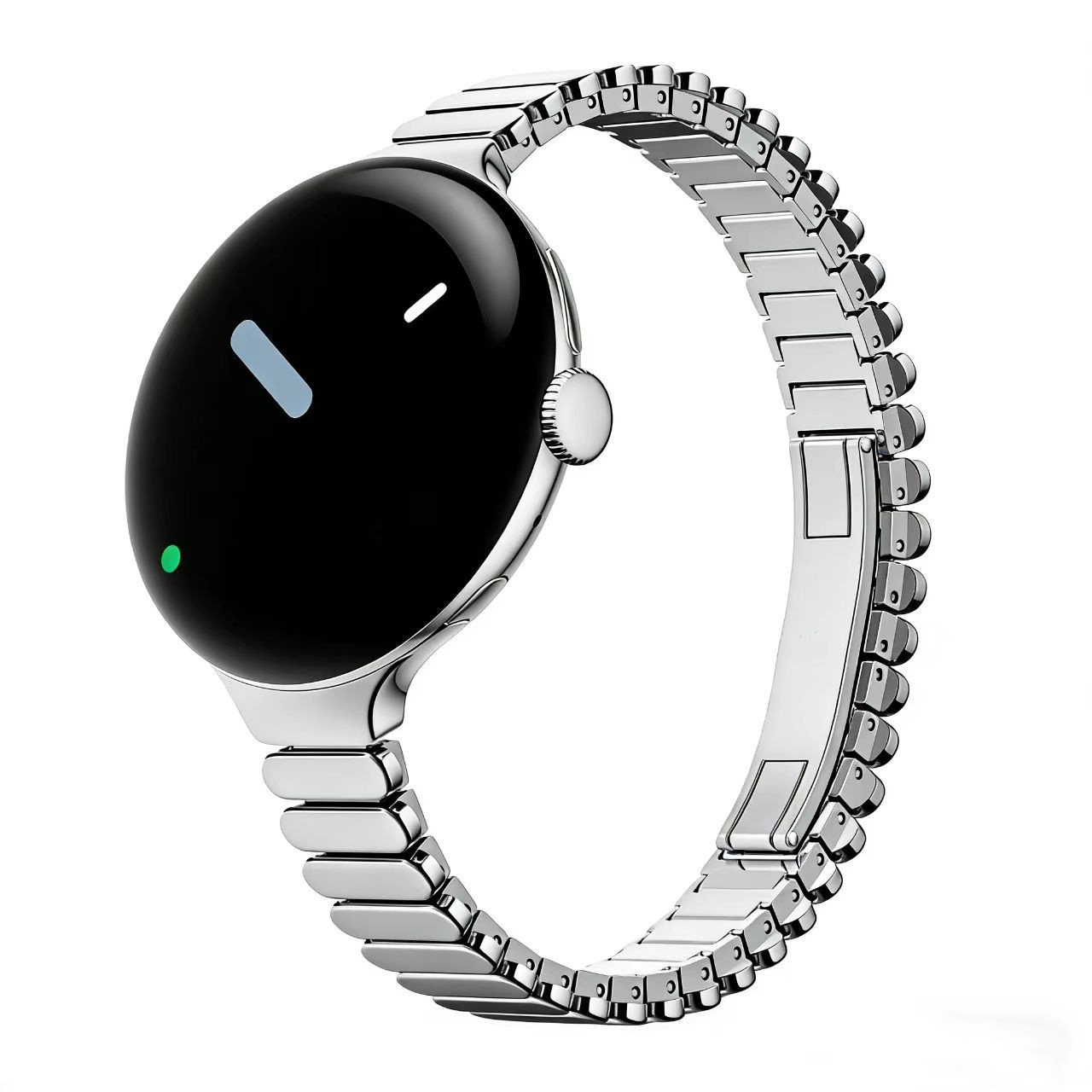Oval Shape Link Watch Band for - Butterfly Clasp Deployant のレビューと価格