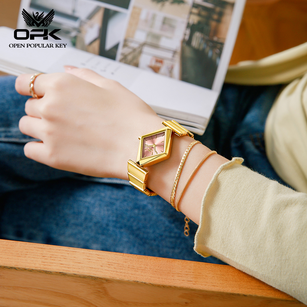 OPK 6082 Elegance Women Quartz - Stainless Bracelet Diver のレビューと価格