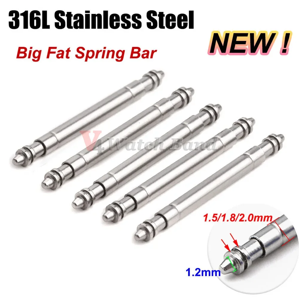 316L Stainless Steel Big Fat W - Spring Bar Tool Set のレビューと価格