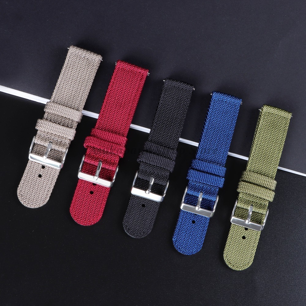 18 20 22 24mm Nylon Canvas Str - Nato Strap Nylon のレビューと価格