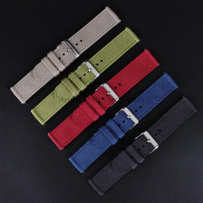 18 20 22 24mm Nylon Canvas Str - Nato Strap Nylon のレビューと価格