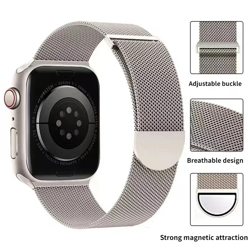 Magnetic Loop Strap For Apple  - Milanese Loop Magnetic のレビューと価格