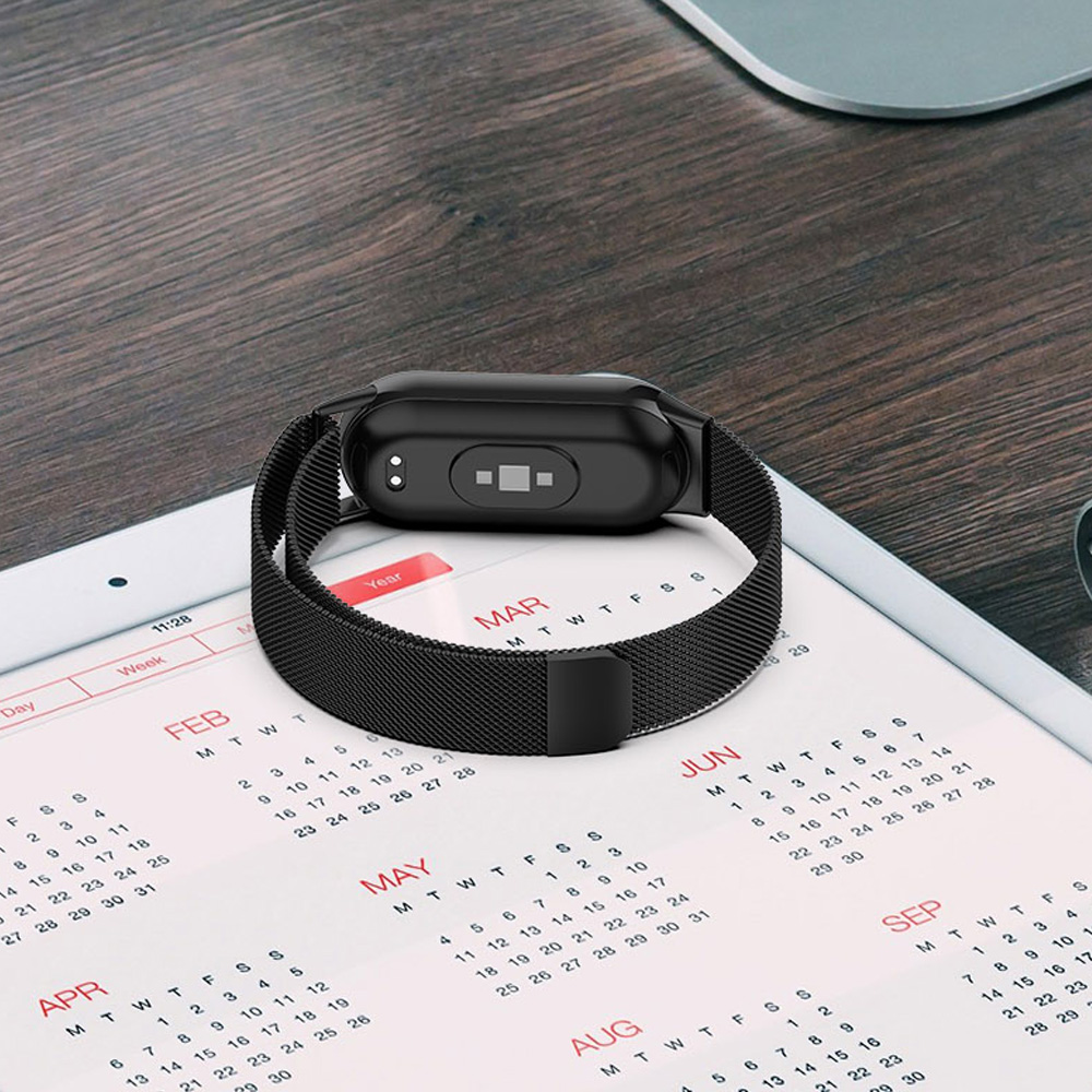 Strap For Xiaomi Mi Band 8 9 a - Milanese Loop Magnetic のレビューと価格