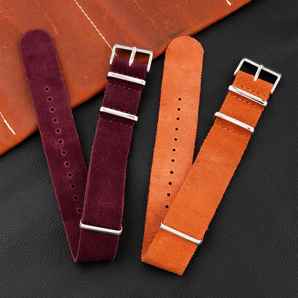 18mm 20mm 22mm Vintage Soft Su - Suede Strap Watch のレビューと価格