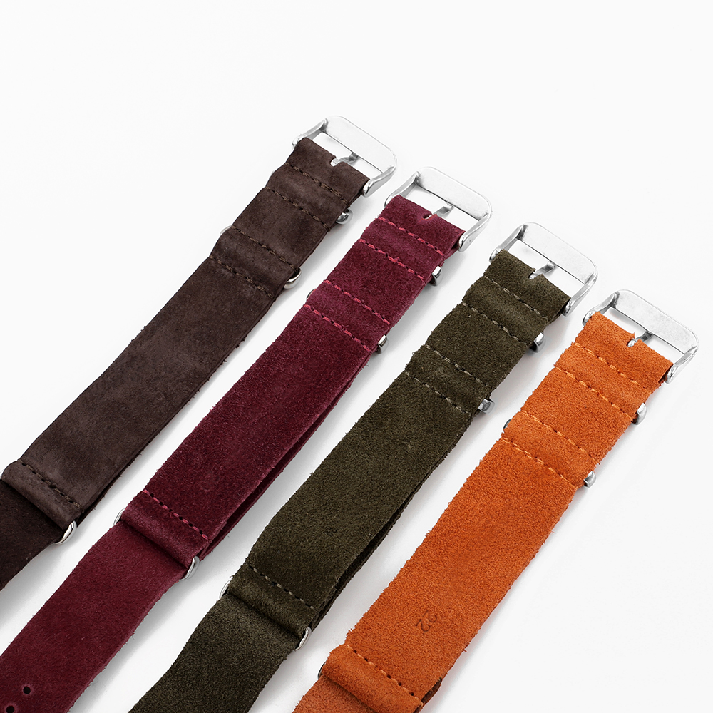 18mm 20mm 22mm Vintage Soft Su - Suede Strap Watch のレビューと価格