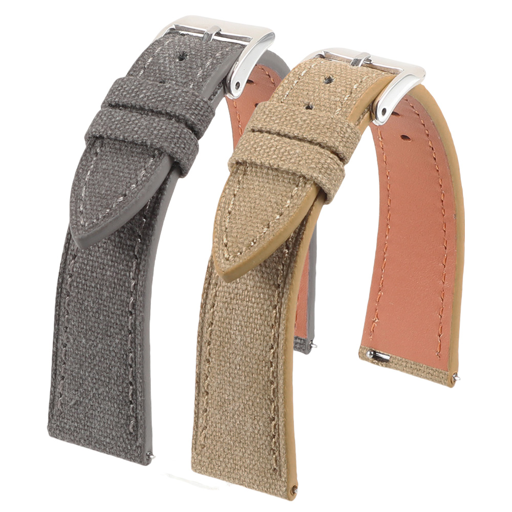 Handcrafted Slim Watch Strap 2 - Canvas Strap Watch のレビューと価格
