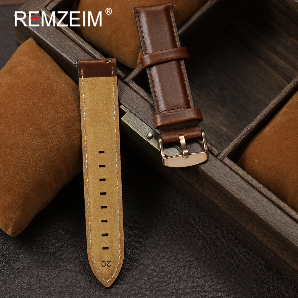 Quick Release Vintage Cowhide  - Leather Strap Quick Release のレビューと価格