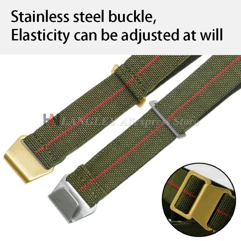 Elastic Nylon Watch Band for S - Parachute Strap Elastic のレビューと価格