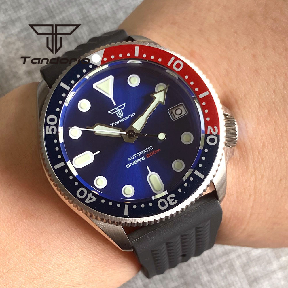Tandorio NH35A 37mm Automatic  - Rubber Strap Diver のレビューと価格