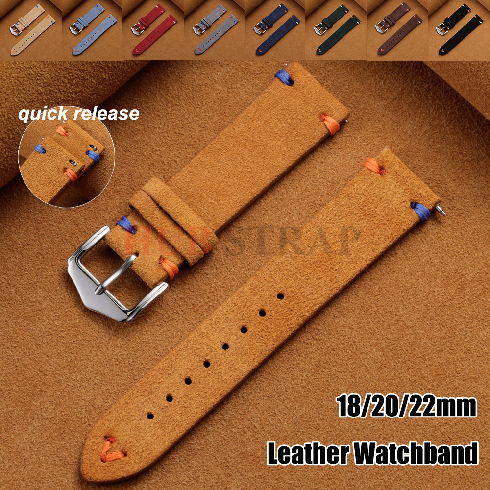 18mm 20mm 22mm Suede Leather S - Suede Strap Watch のレビューと価格