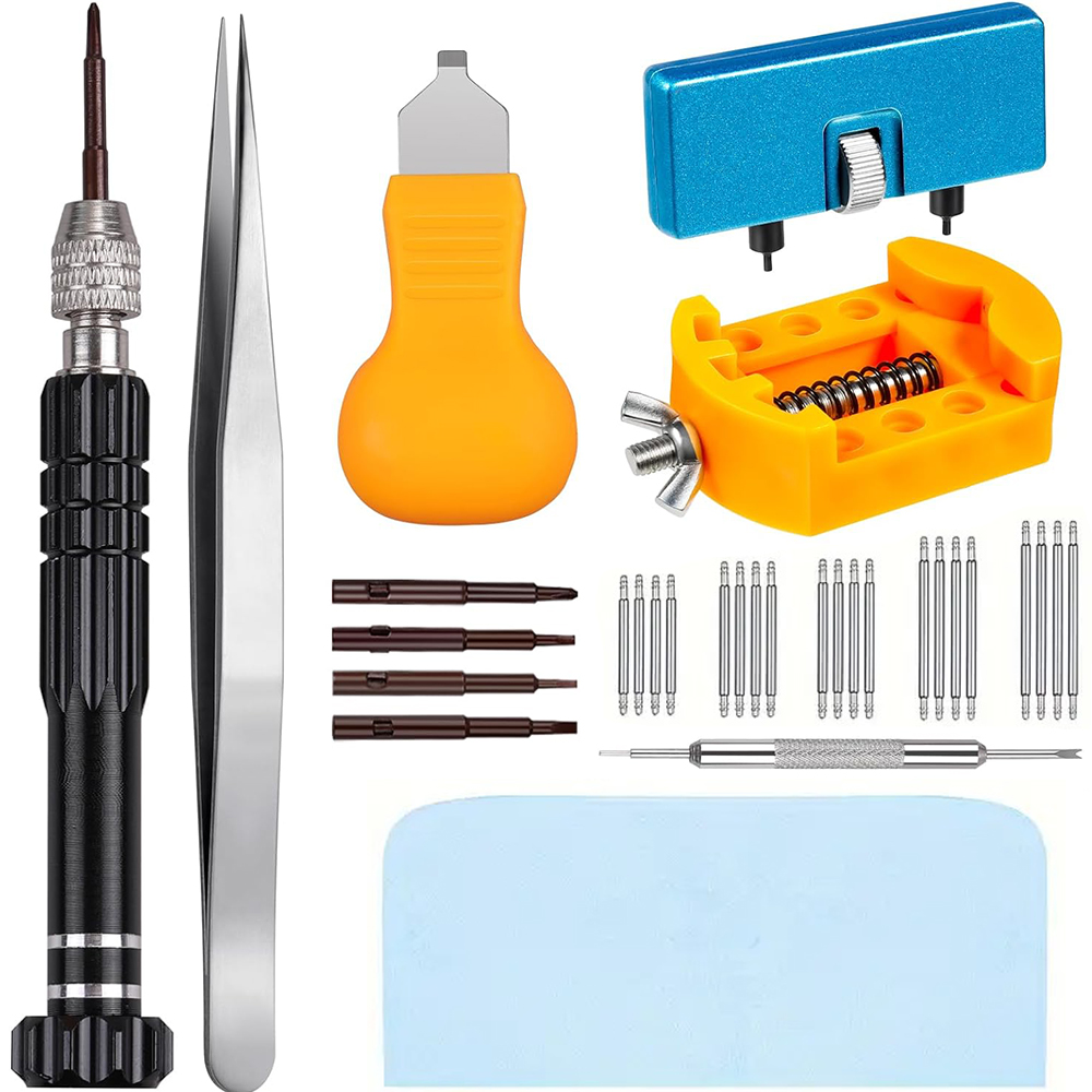 32 pcs Watch Battery Replaceme - Spring Bar Tool Set のレビューと価格