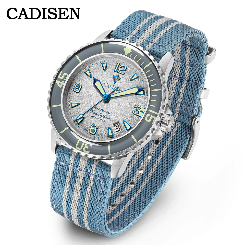 CADISEN Deep Explorer MIYOTA 8 - Canvas Strap Watch のレビューと価格