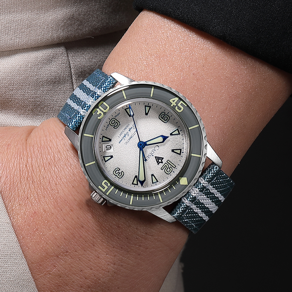 CADISEN Deep Explorer MIYOTA 8 - Canvas Strap Watch のレビューと価格
