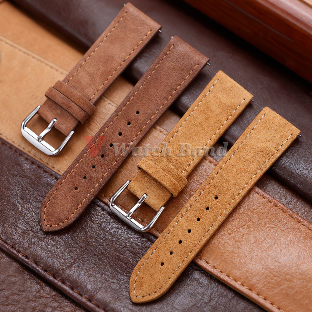 18/19/20/22mm Watch Band Genui - Suede Strap Watch のレビューと価格