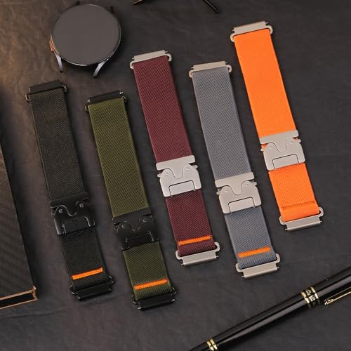 20mm 22mm band For Amazfit bip - Parachute Strap Elastic のレビューと価格