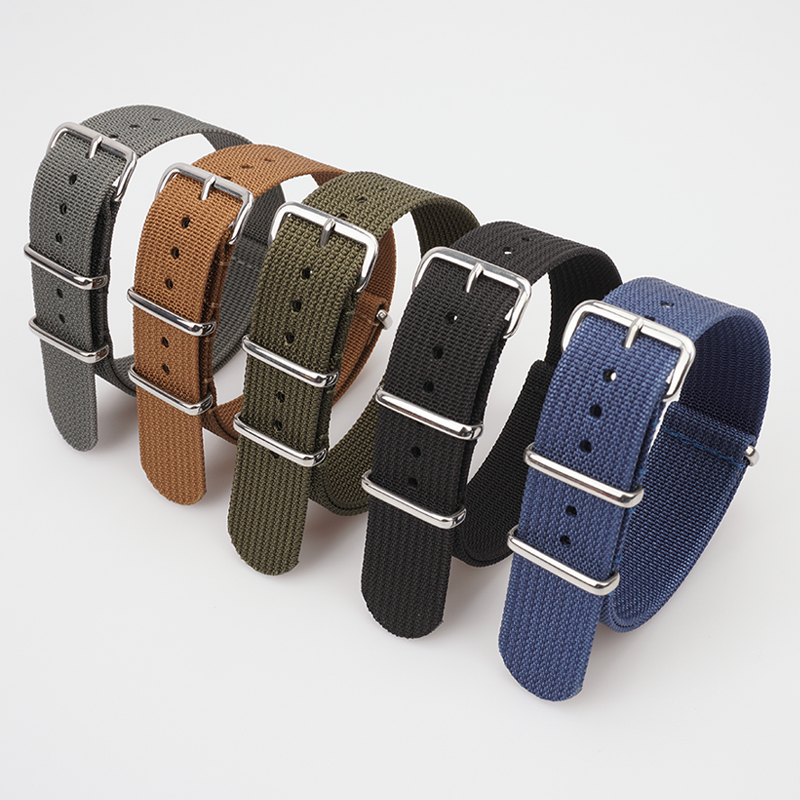 Ribbed Nylon Strap For Seiko M - Nato Strap Nylon のレビューと価格