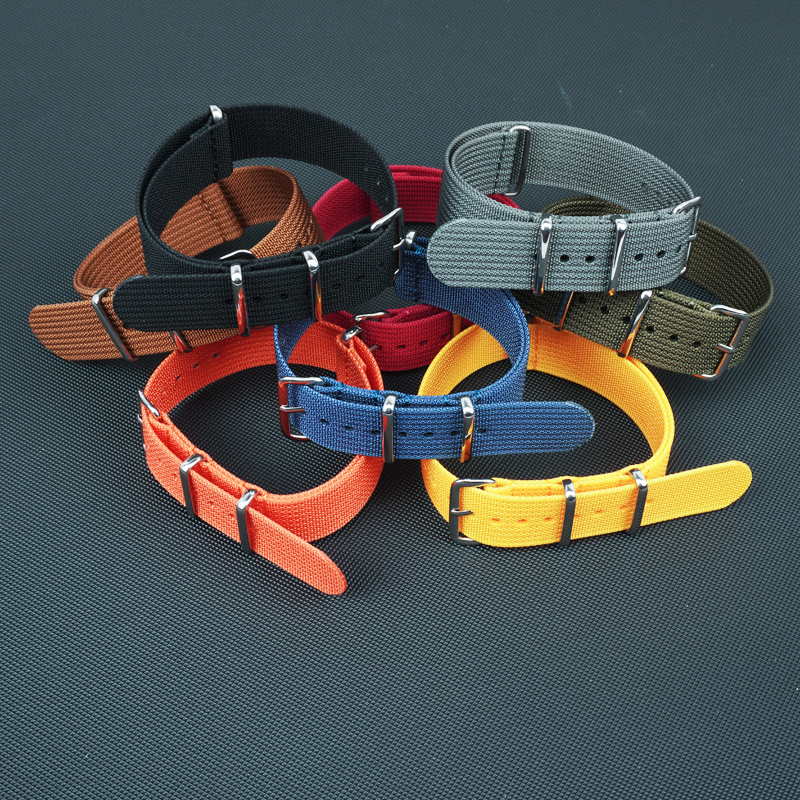 Ribbed Nylon Strap For Seiko M - Nato Strap Nylon のレビューと価格