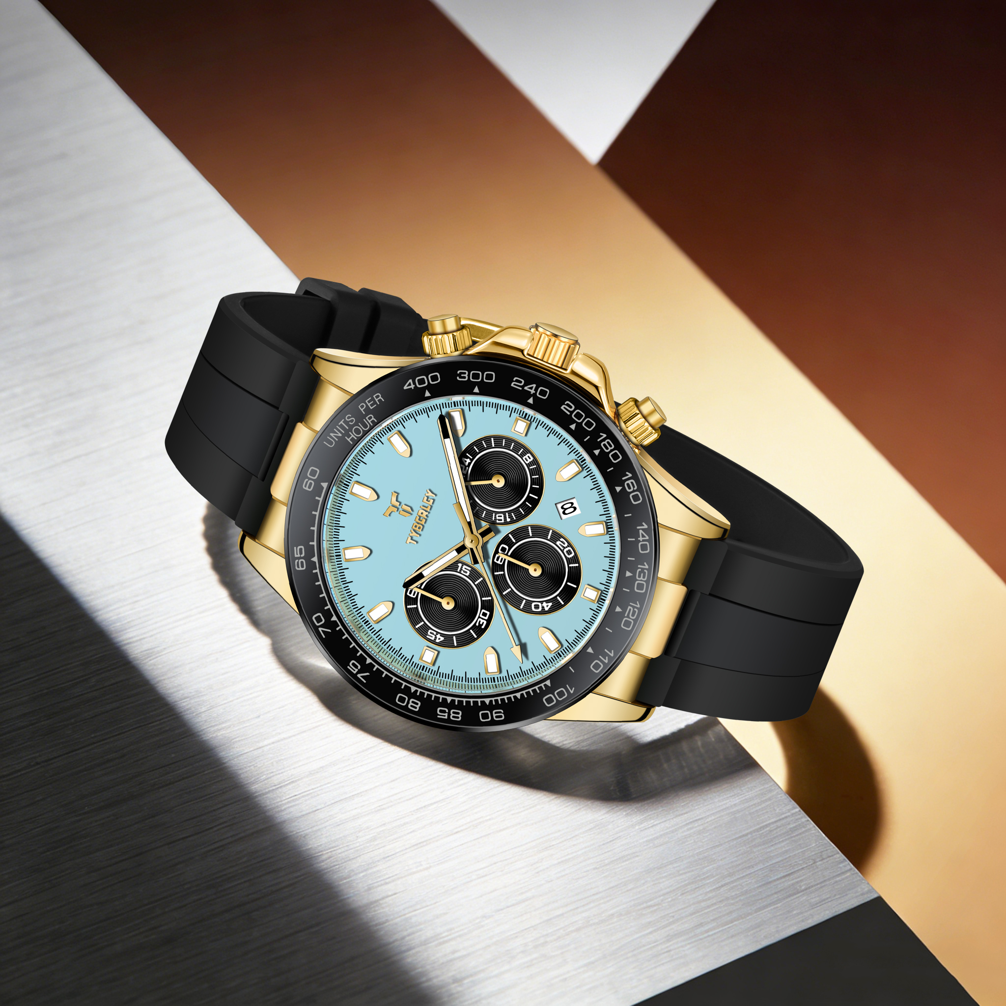 TYBERLEY Sophisticated Eleganc - Rubber Strap Diver のレビューと価格
