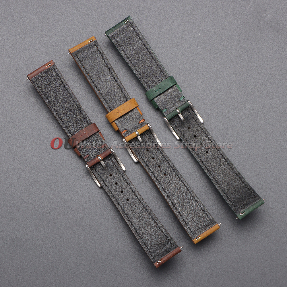 18mm 19mm 20mm 21mm 22mm 24mm  - Leather Strap Quick Release のレビューと価格