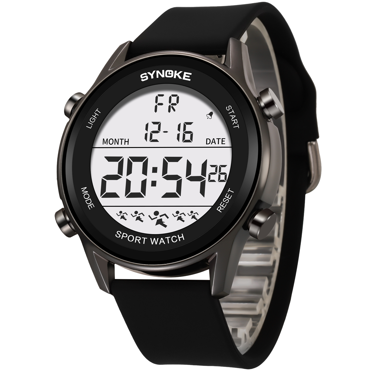 Digital Watches For Men Waterp - Rubber Strap Diver のレビューと価格